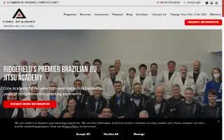Core Academy BJJ website