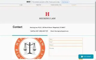 Heering Law website