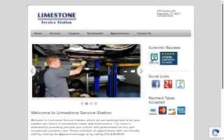 Limestone Service Station Inc website
