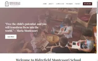 Ridgefield Montessori School website