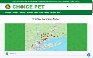 Choice Pet - Trumbull website