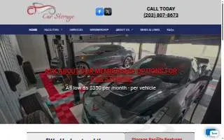 CT Car Storage website