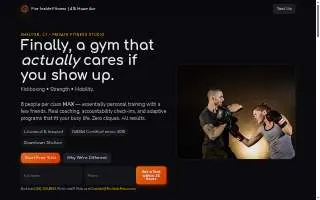 Fire Inside Fitness website