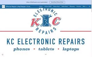 KC Electronic Repairs of Shelton website