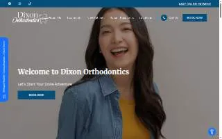 Dixon Orthodontics - Simsbury website