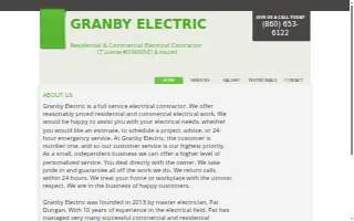 Granby Electric LLC website