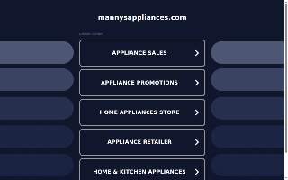 Manny's Appliances