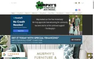 Murphys Furniture & Mattresses website