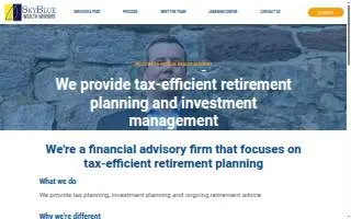 SkyBlue Wealth Advisors - Fee-Only of Simsbury website