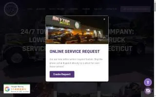 Skytop Towing & Recovery LLC of Bristol website