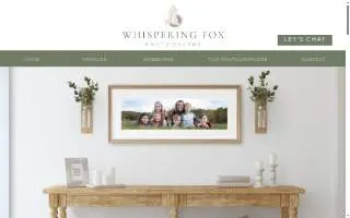 Whispering Fox Photography website