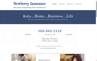 Newberry Insurance of South Windsor website