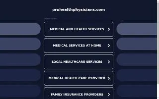 ProHealth Physicians, Vandana Sacheti, MD website