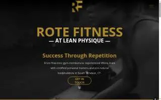 Rote Fitness at Lean Physique of South Windsor website