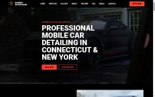 AD Mobile Auto Detailing website