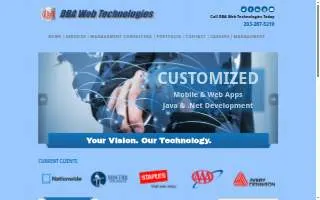 DBA Web Technologies website
