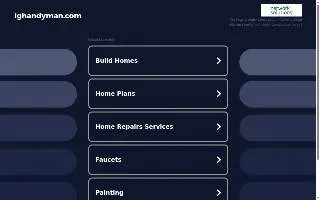 LG Handyman Services website