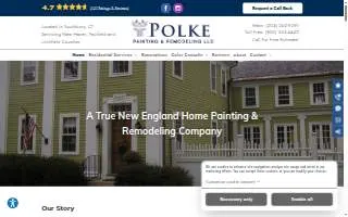 Polke Painting & Remodeling LLC website