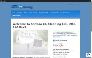 Shaboo Ct Cleaning LLC of Southbury website
