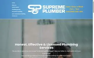 Supreme Plumber of Southbury website