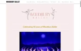 Woodbury Ballet website