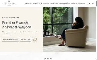 A Moment Away of Southington website