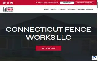 Connecticut Fence Works LLC of Southington website