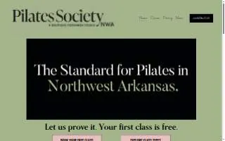 Pilates studio of Southington website