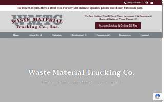 Waste Material Trucking Co Inc