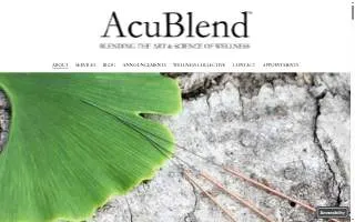 AcuBlend website