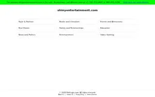 Shiny Little Stars website