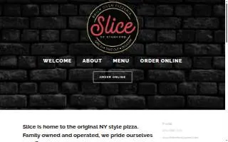 Slice of Stamford website