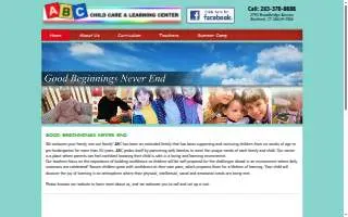 ABC Child Care Center website