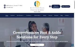 Arch Foot Care Podiatrists of Stratford website