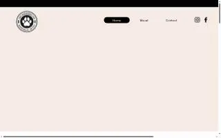 One Pampered Pup Dog Grooming website