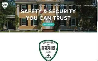 Berkshire Alarm website