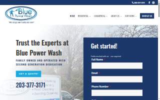 Blue Power Wash