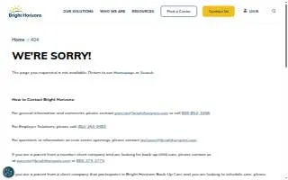 Bright Horizons at Trumbull website