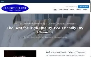 Classic Deluxe Cleaners website