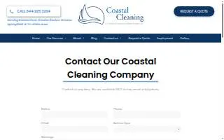 Coastal Cleaning of Trumbull website