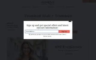 Cohen's Fashion Optical of Trumbull website