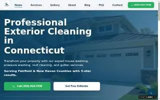 Connecticut Exterior Cleaning website