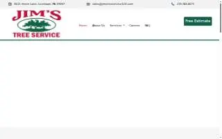 Jim's Tree Service of Trumbull website