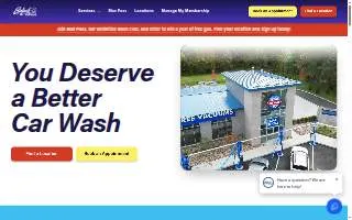Splash & Dash Car Wash of Pasco website