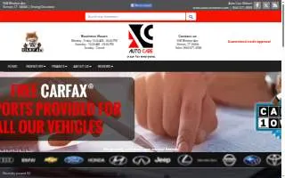 Auto Care Motors website