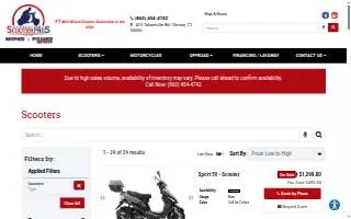 Connecticut Scooter Pros website