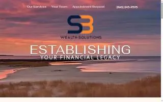 SB Wealth Solutions website
