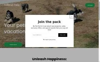 Tolland Tails website