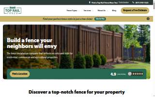 Top Rail Fence Hartford CT