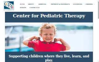 Center For Pediatric Therapy website
